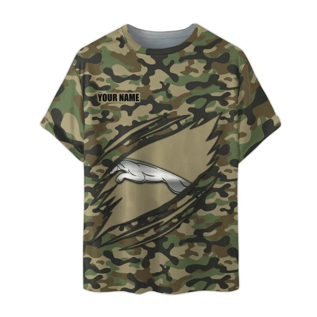 jaguar t shirt im camouflage stil oversized hemd car210040825710 gvid3