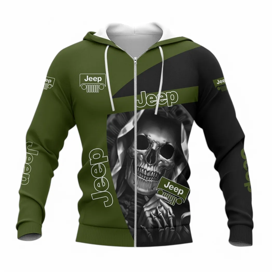 Jeep Hoodie mit reißverschluss, Allover-Druck Hoodie Jeep Fan CAR6702212536