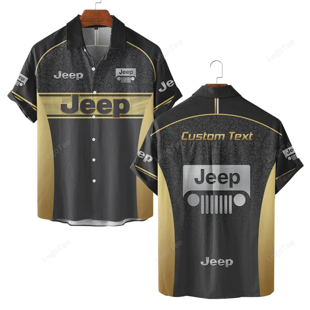 Jeep Personalisierte Hawaiihemd für Männer, Hawaiian Shirt für Jeep Fan CAR137021325917-3