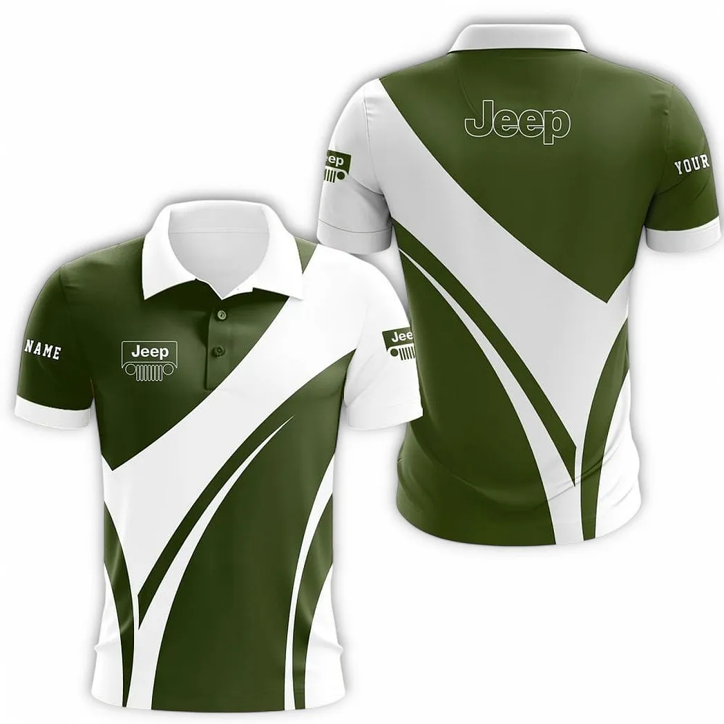 Jeep Personalisiertes Poloshirt, Geschenk für Männer CAR73021525761-2