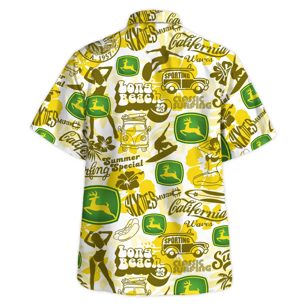 john deere hawaiihemd im vintage stil unisex hawaiihemd fr den sommer car04042025678