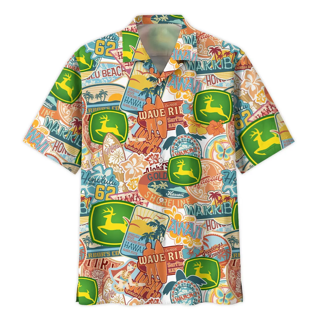 john deere hawaiihemd im vintage stil unisex hawaiihemd fr den sommer car04042025682