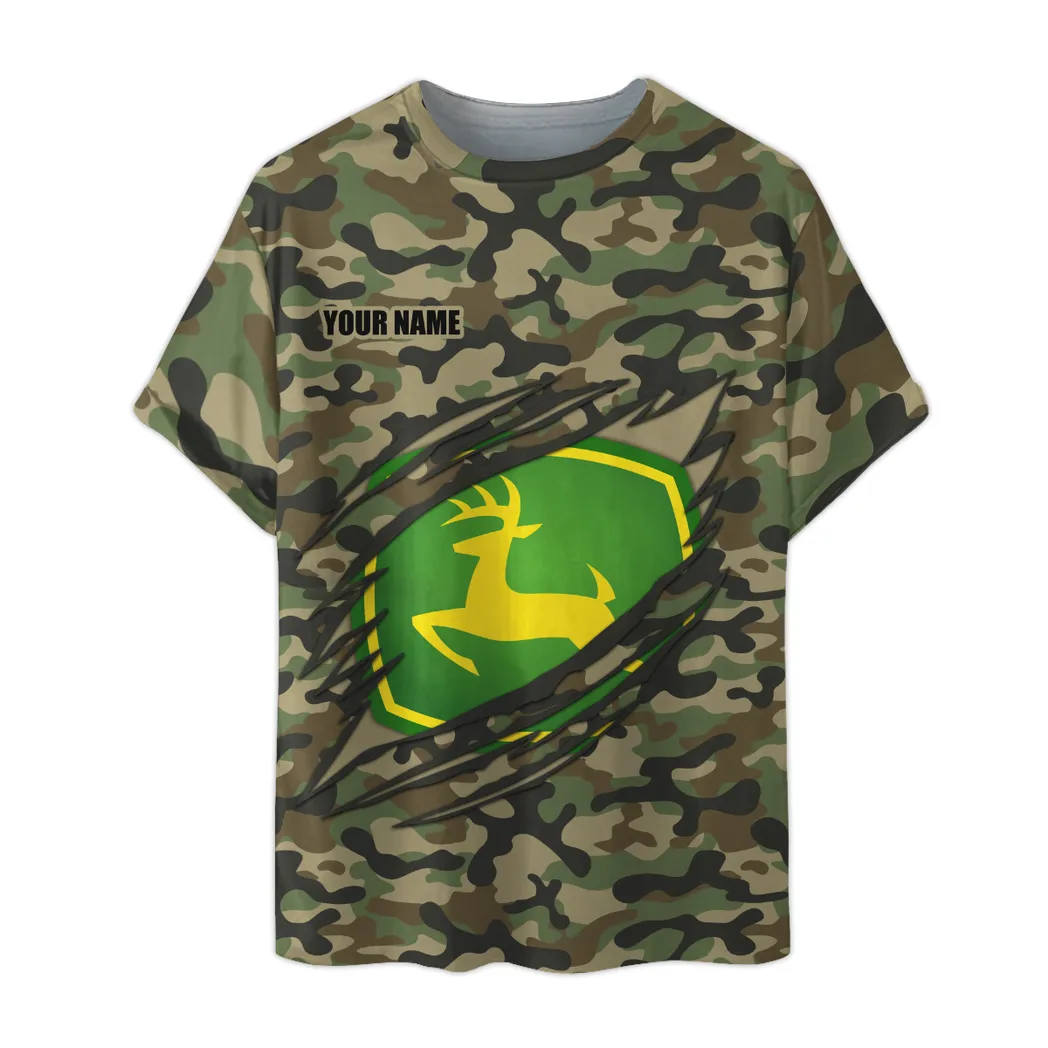 john deere t shirt im camouflage stil oversized hemd car210040825749 mywim