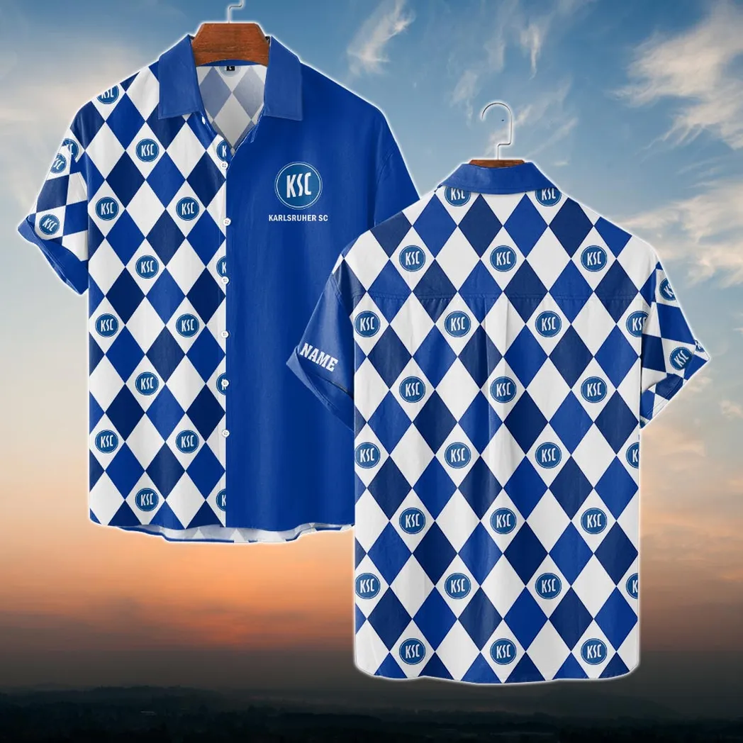 Karlsruher SC Hawaiihemd für Männer, Geschenk für Karlsruher SC BDE61052825558