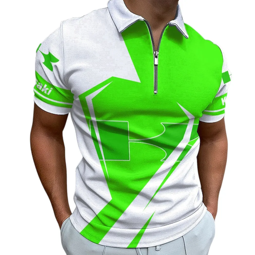 kawasaki poloshirt mit reiverschluss geschenk fr kawasaki fan car3202122513 ss1t3