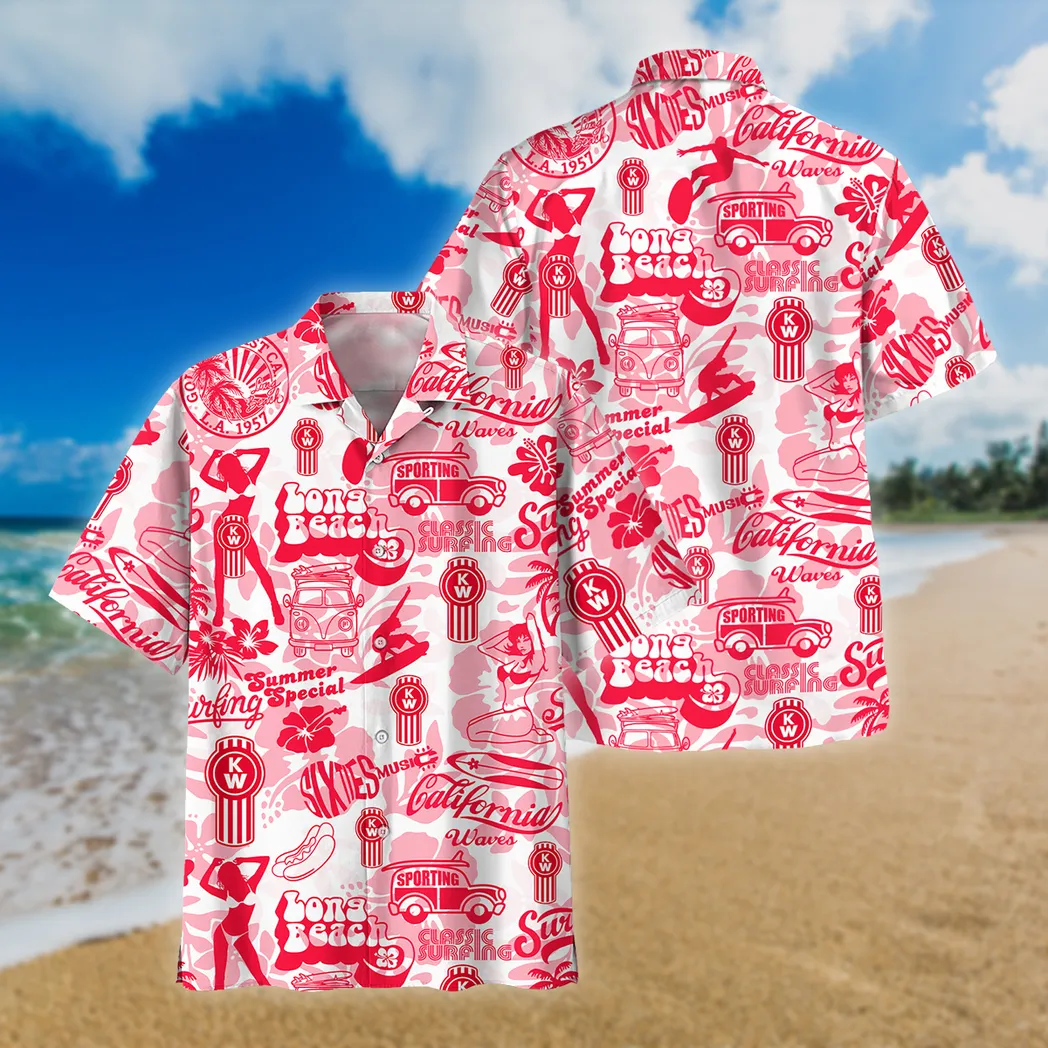 Kenworth Hawaiihemd für Männer, Hawaiian Shirt für Kenworth Lovers CAR201030725581