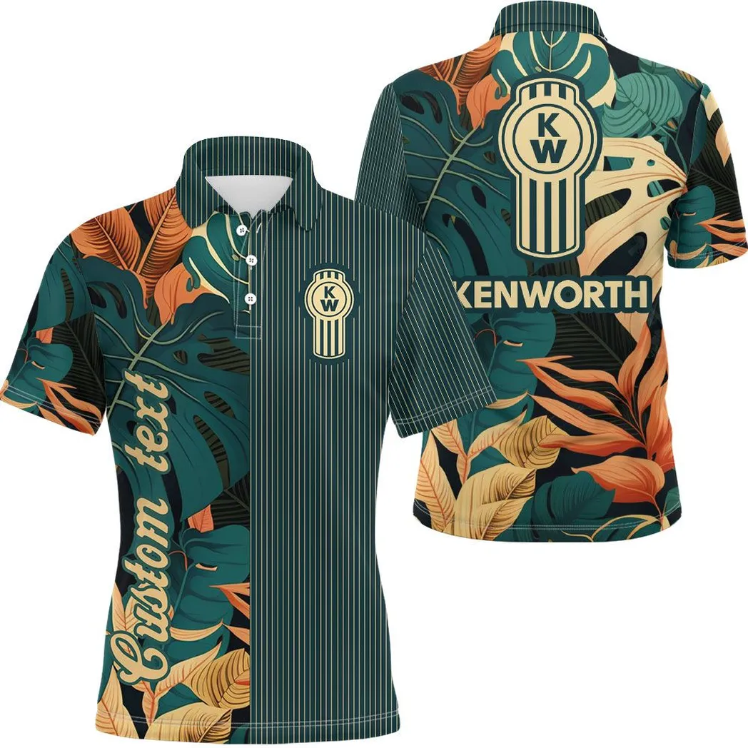 Kenworth Vintage Poloshirt Personalisierter Allover-Druck CAR434041725280