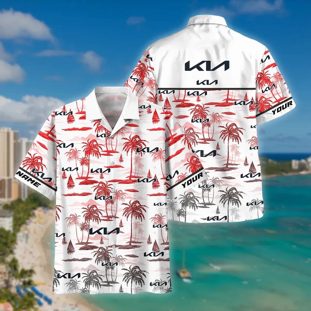 KIA Custom Hawaiihemd für Männer, Hawaiian Shirt für KIA Fan CAR205031225693