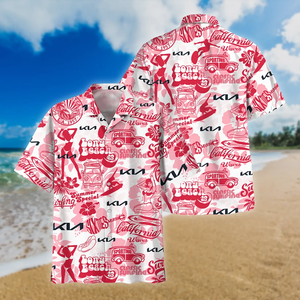 KIA Hawaiihemd für Männer, Hawaiian Shirt für KIA Lovers CAR201030725582