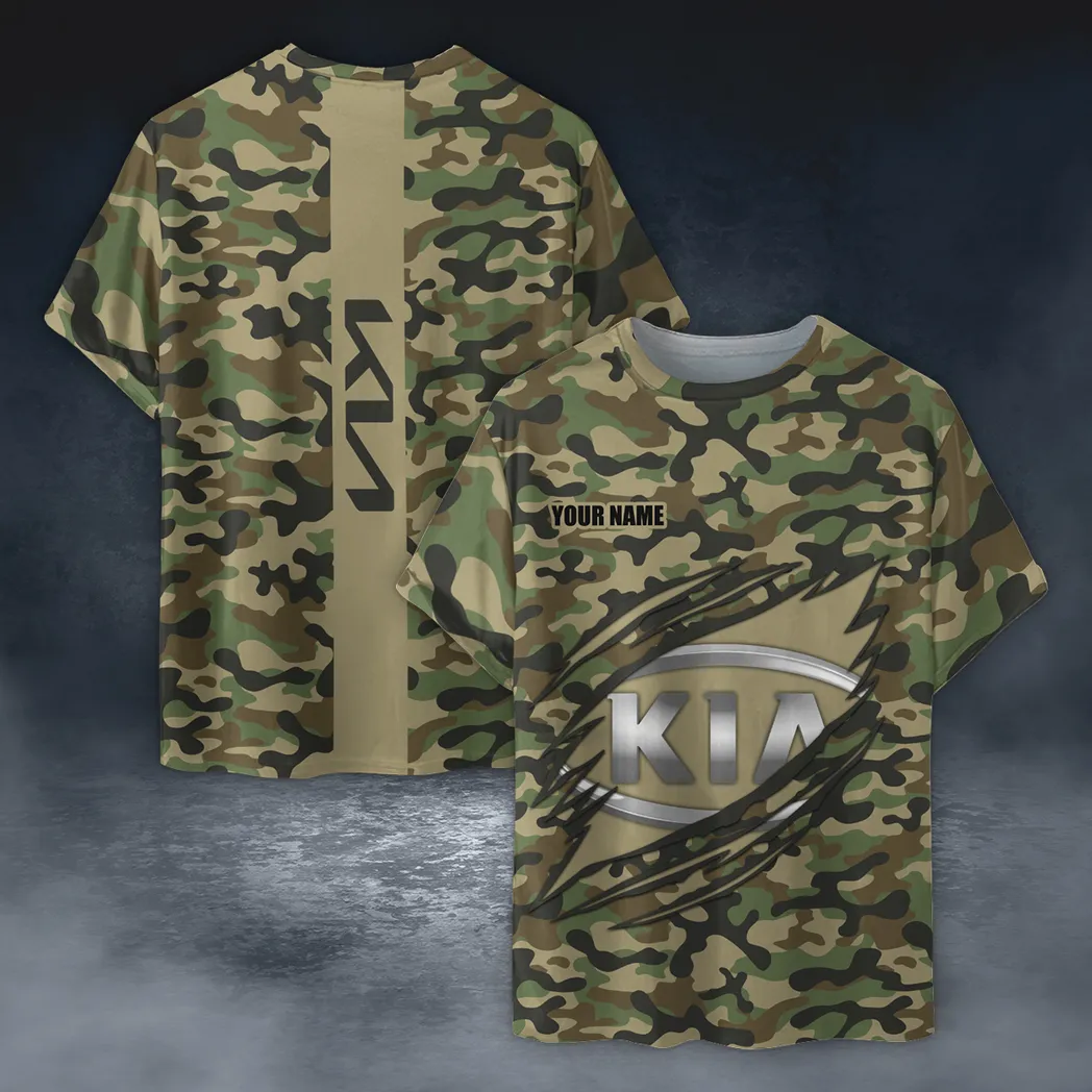 kia t shirt im camouflage stil oversized hemd car210040825713 rzz6g