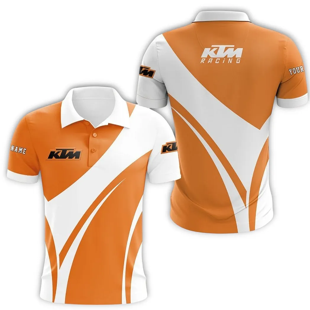 ktm racing personalisiertes poloshirt geschenk fr mnner car73021525725 2