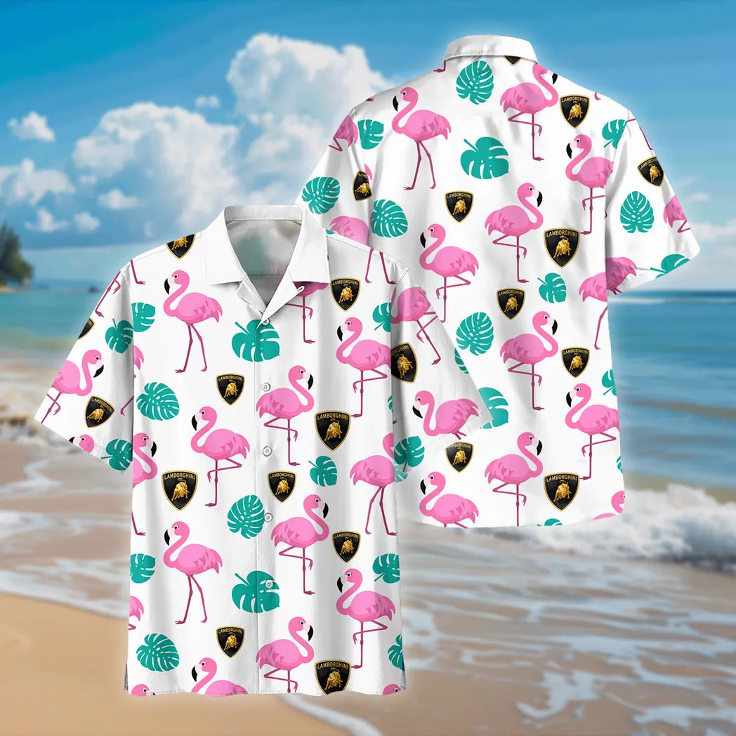 Lamborghini Hawaiihemd für Männer, Hawaiian Shirt für Lamborghini Fan CAR207031225028
