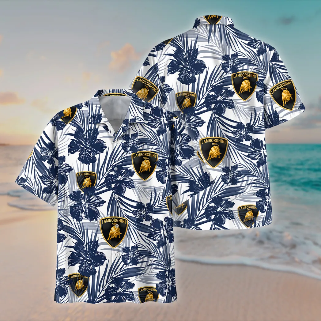 Lamborghini Hawaiihemd für Männer, Hawaiian Shirt für Lamborghini Lovers  CAR203030825714