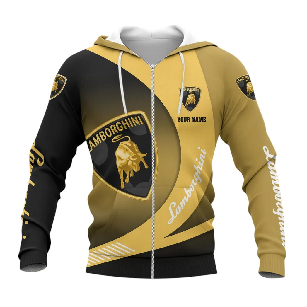Lamborghini Hoodie mit reißverschluss, Allover-Druck Hoodie Lamborghini Fan CAR7402222536