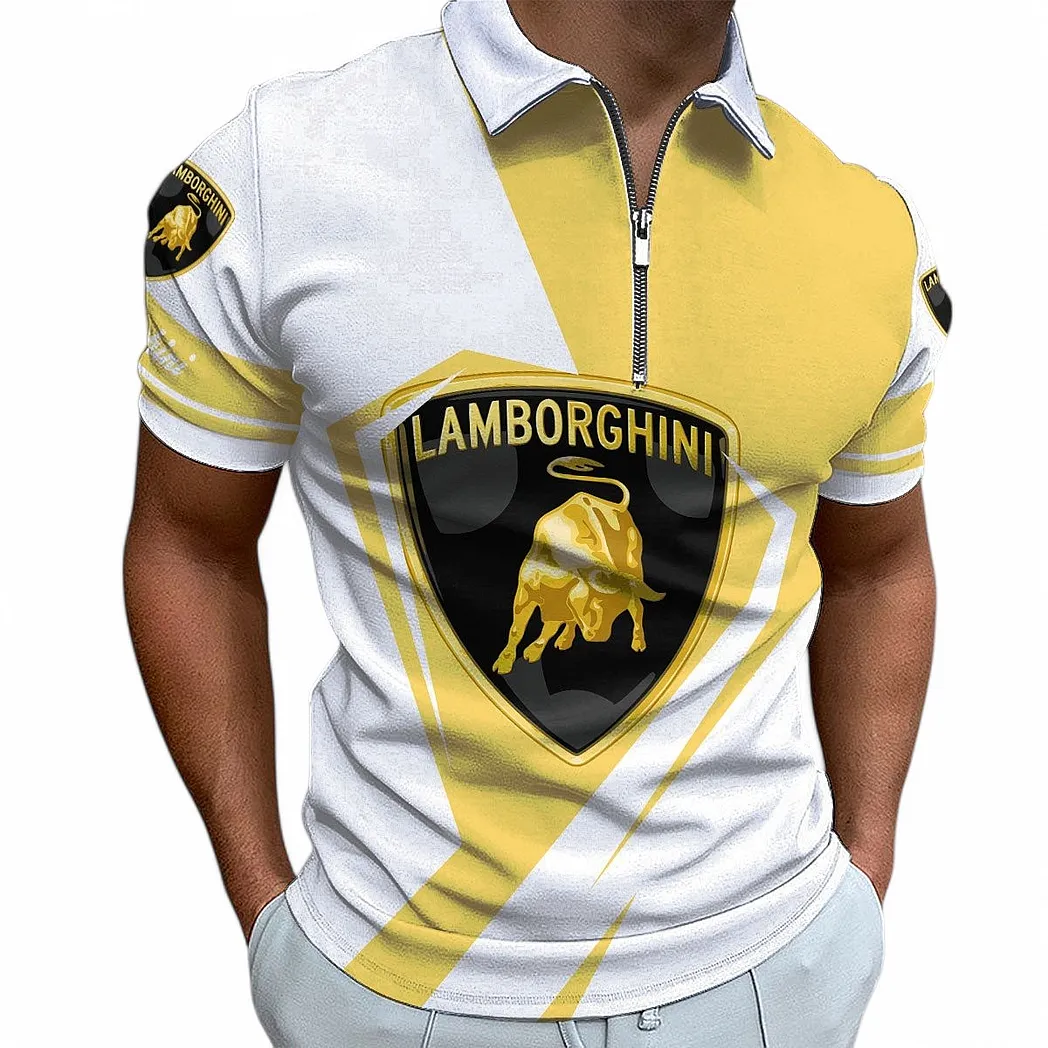lamborghini poloshirt mit reiverschluss fr mnner geschenk fr lamborghini fan car68022125902