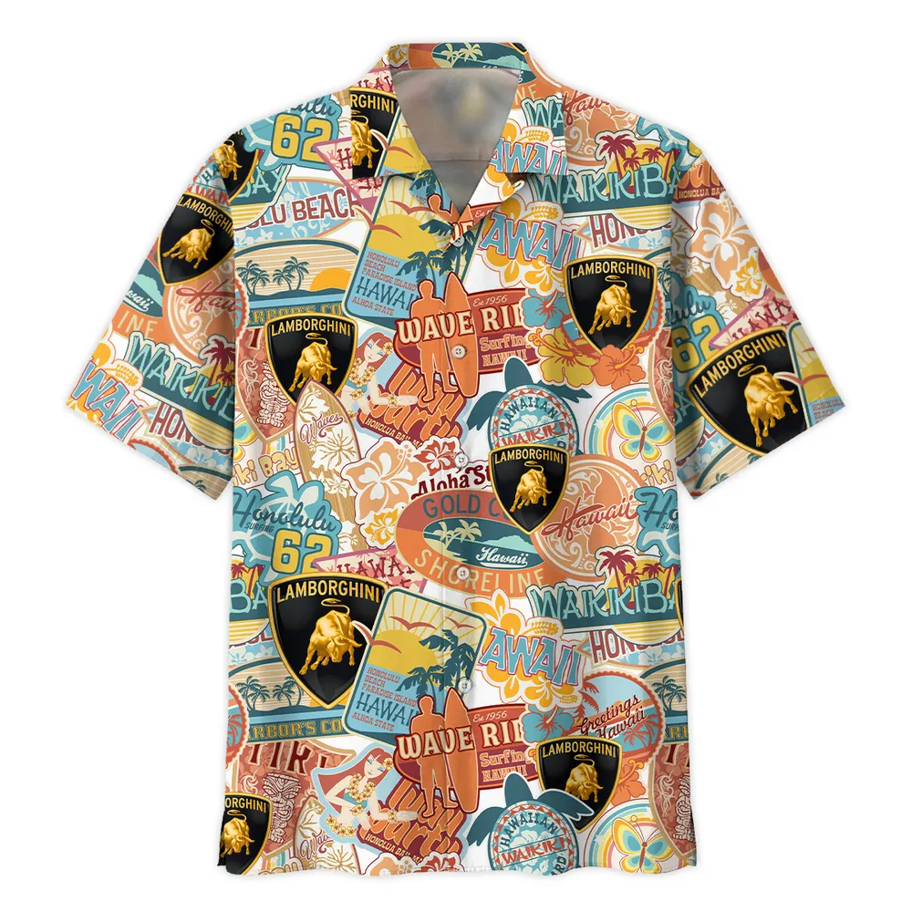 Lamborghini Vintage Hawaiian Shirts For Men, Geschenk für Lamborghini Fan CAR202031225361