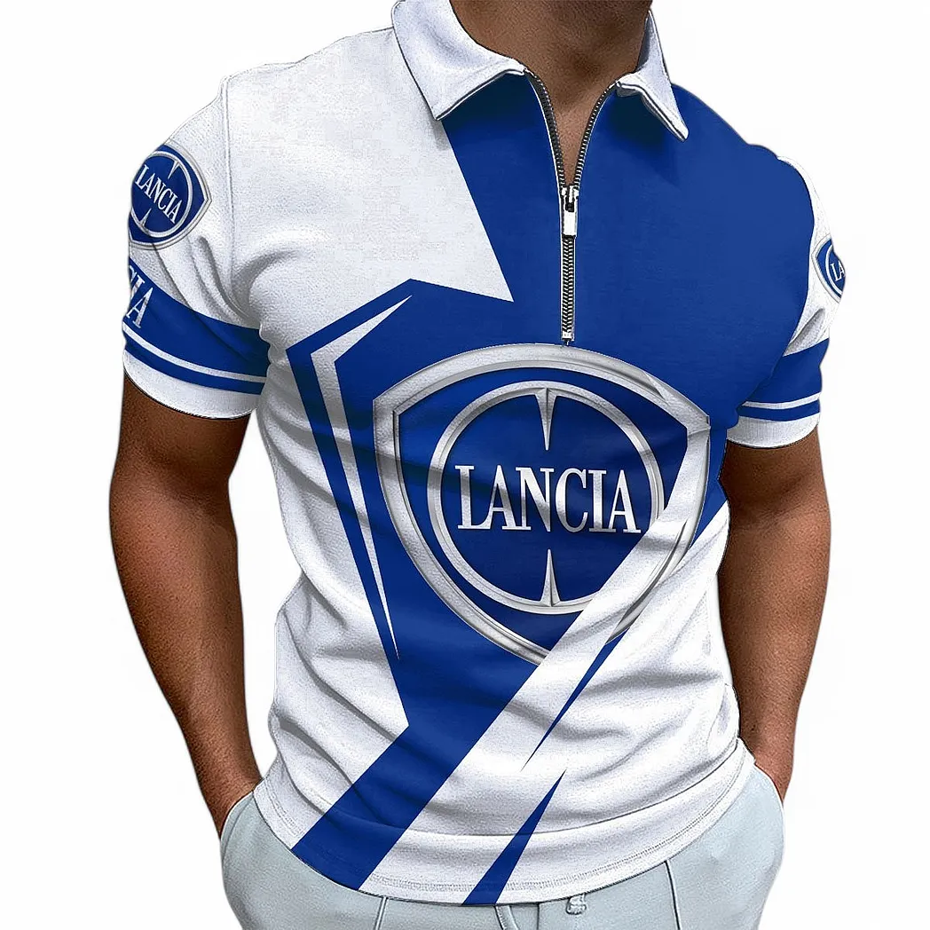 lancia poloshirt mit reiverschluss fr mnner geschenk fr lancia fan car68022125989 qwftv