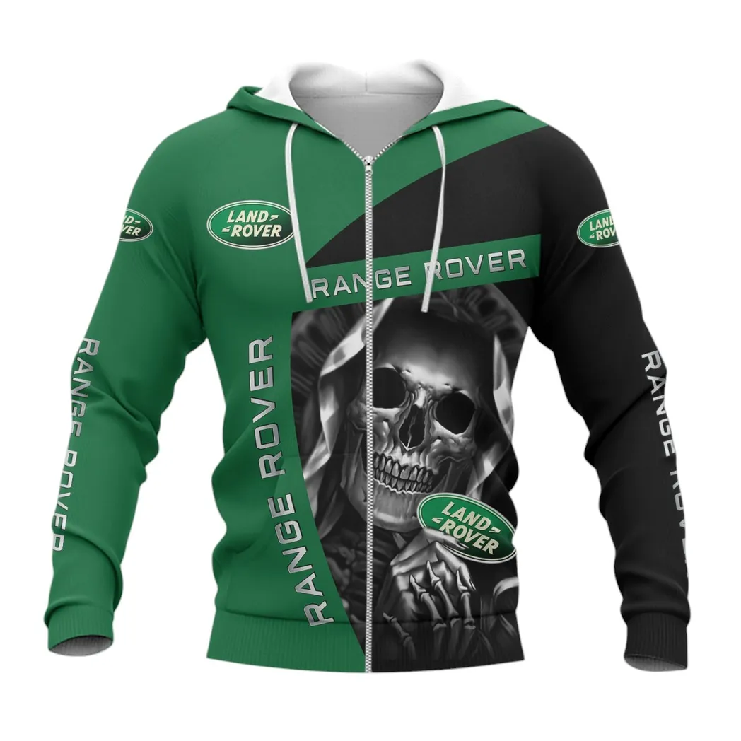 Land Rover Hoodie mit reißverschluss, Allover-Druck Hoodie Land Rover Fan CAR6702212525