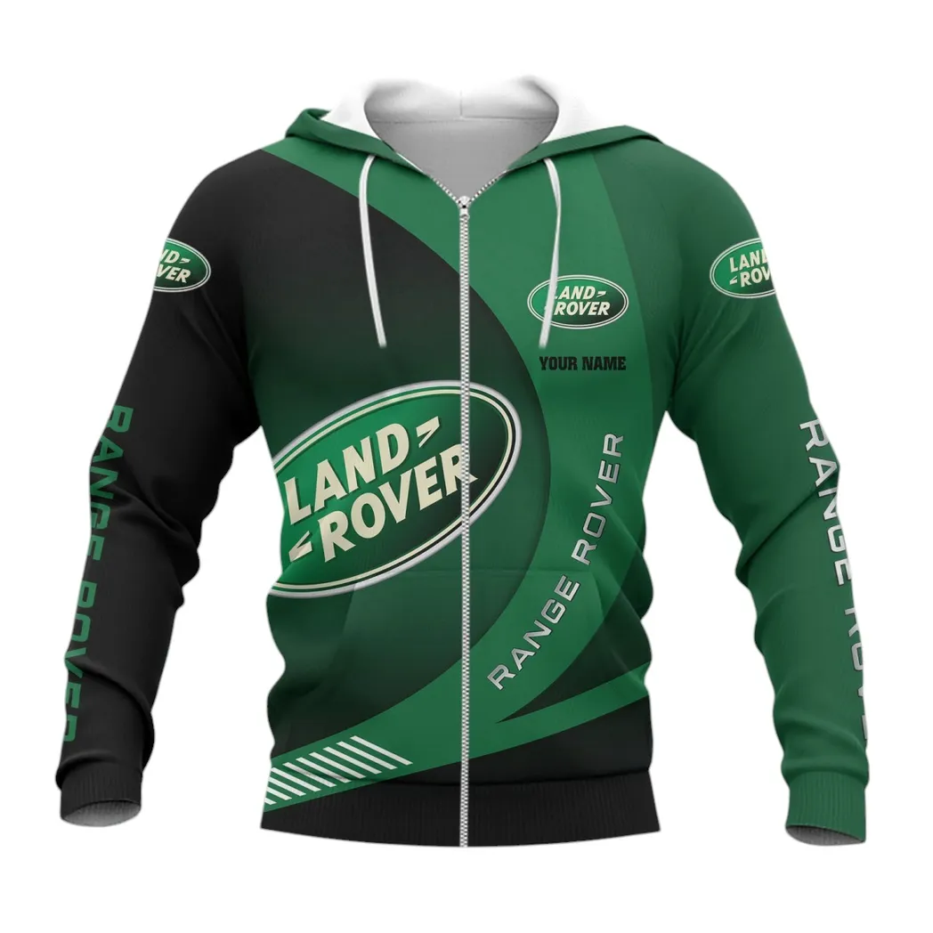 Land Rover Hoodie mit reißverschluss, Allover-Druck Hoodie Land Rover Fan CAR7402222537