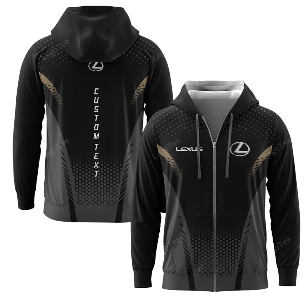 Lexus Hoodie mit reißverschluss, Allover-Druck Hoodie Lexus Fan CAR10803122543