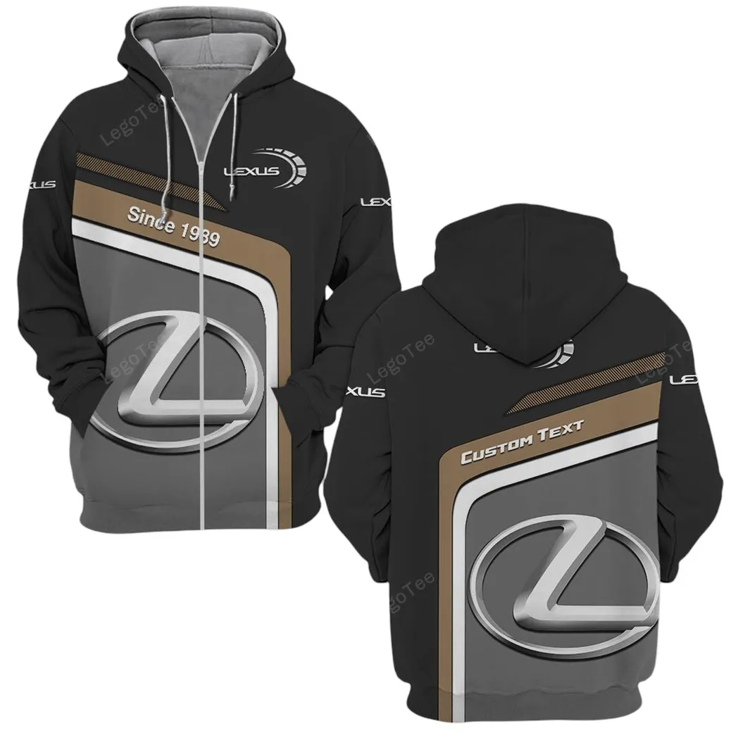 lexus hoodie mit reiverschluss allover druck hoodie lexus fan car11103032543 zvzze