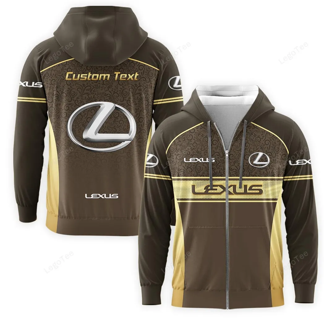 Lexus Hoodie mit reißverschluss, Allover-Druck Hoodie Lexus Fan CAR137021325932-6