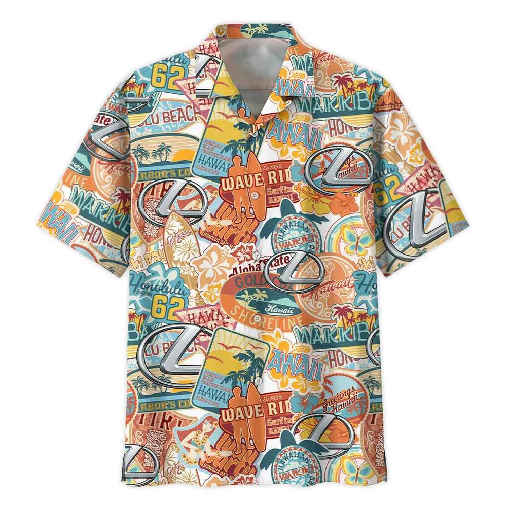 Lexus Vintage Hawaiian Shirts For Men, Geschenk für Lexus Fan CAR202031225363