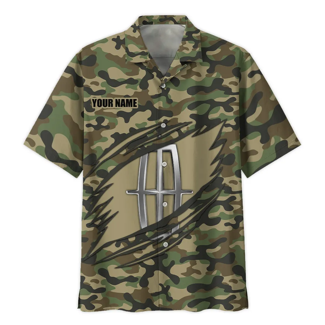 lincoln hawaiihemd im camouflage stil oversized car210040825717