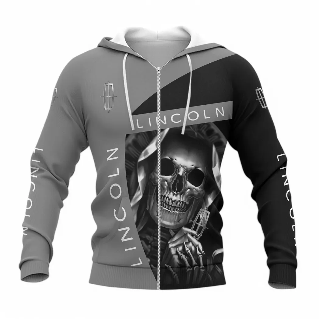 Lincoln Hoodie mit reißverschluss, Allover-Druck Hoodie Lincoln Fan CAR6702212550