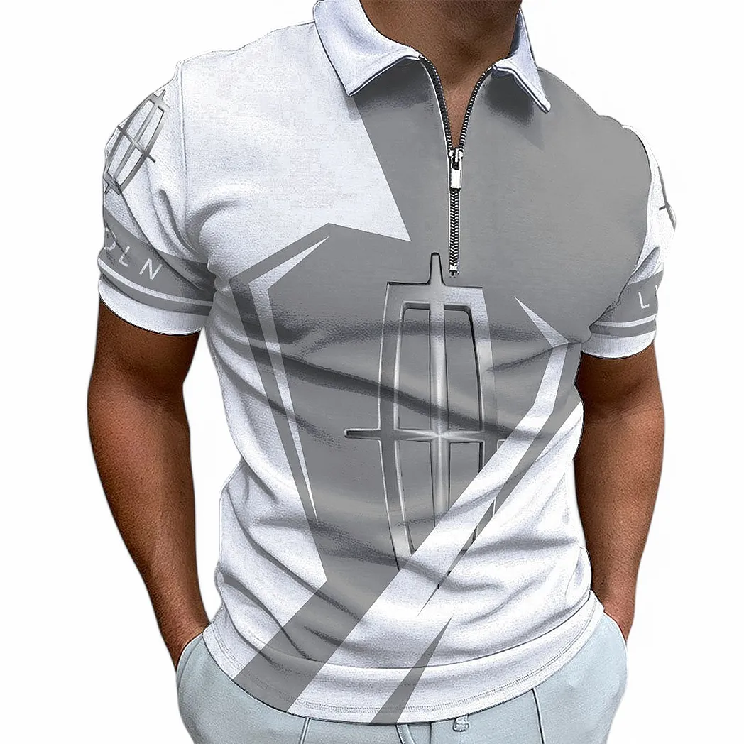 lincoln poloshirt mit reiverschluss fr mnner geschenk fr lincoln fan car68022125988 hrpsk
