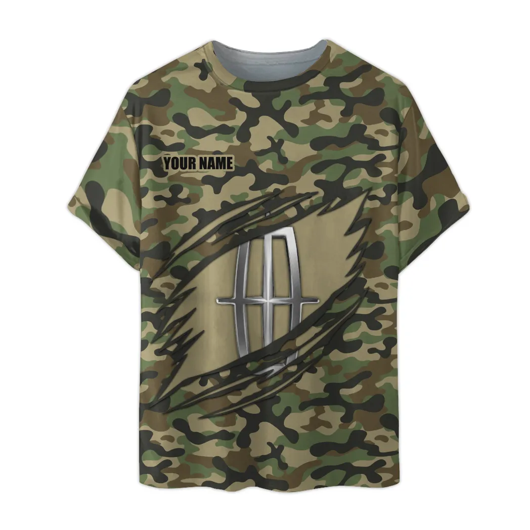 lincoln t shirt im camouflage stil oversized hemd car210040825717 mqdz1