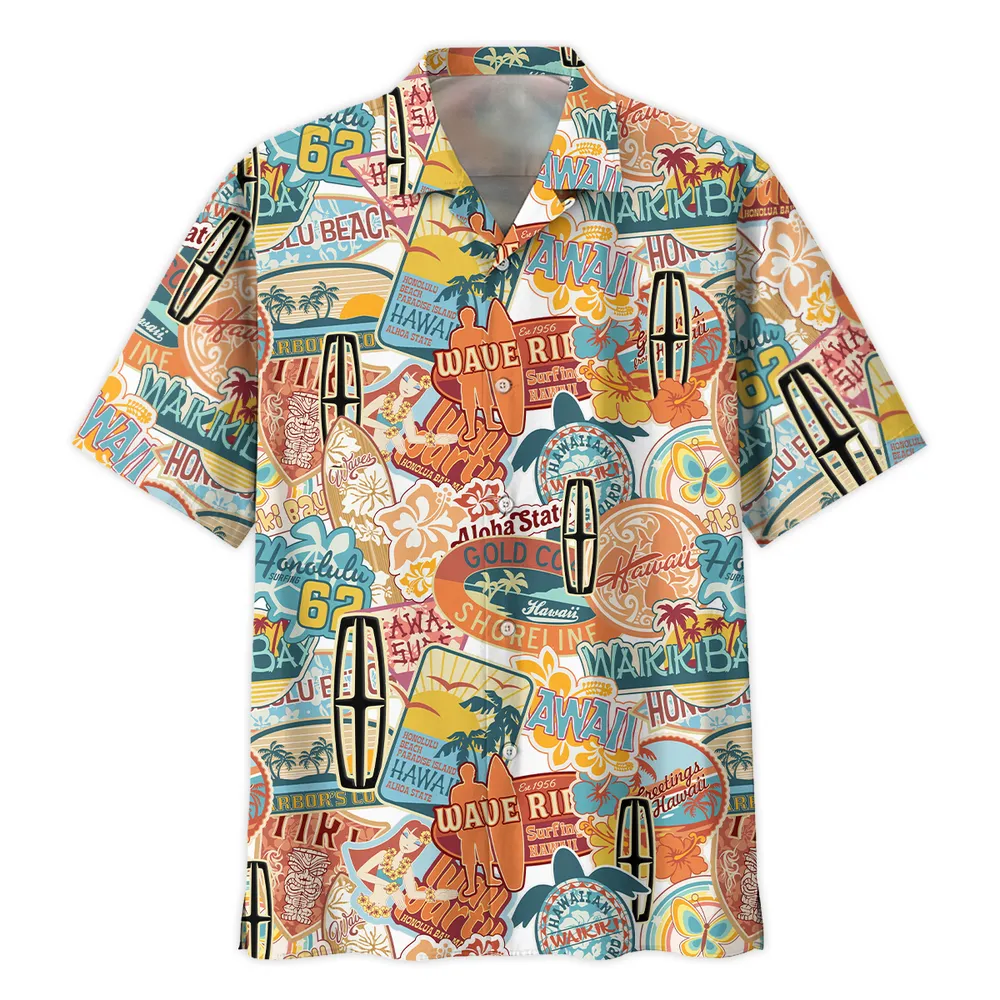 Lincoln Vintage Hawaiian Shirts For Men, Geschenk für Lincoln Fan CAR202031225364