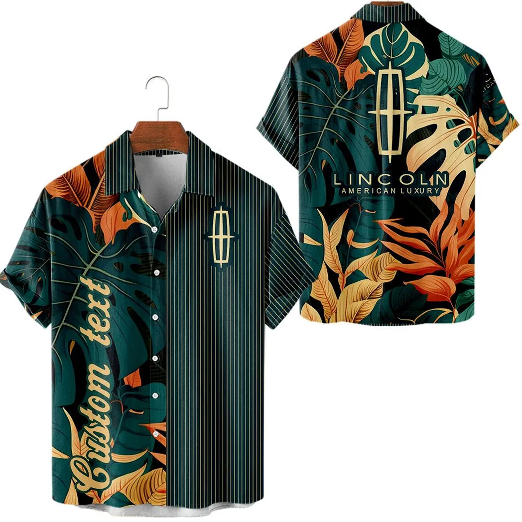 lincoln vintage hawaiihemd personalisierter sommerstil car434041725289 vbn7b