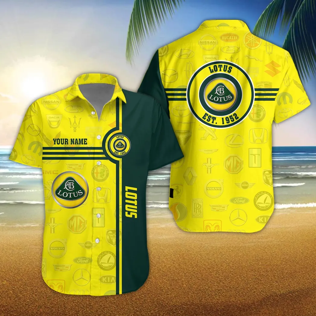 lotus hawaiihemd fr mnner all logo geschenk fr lotus fan car174022525023