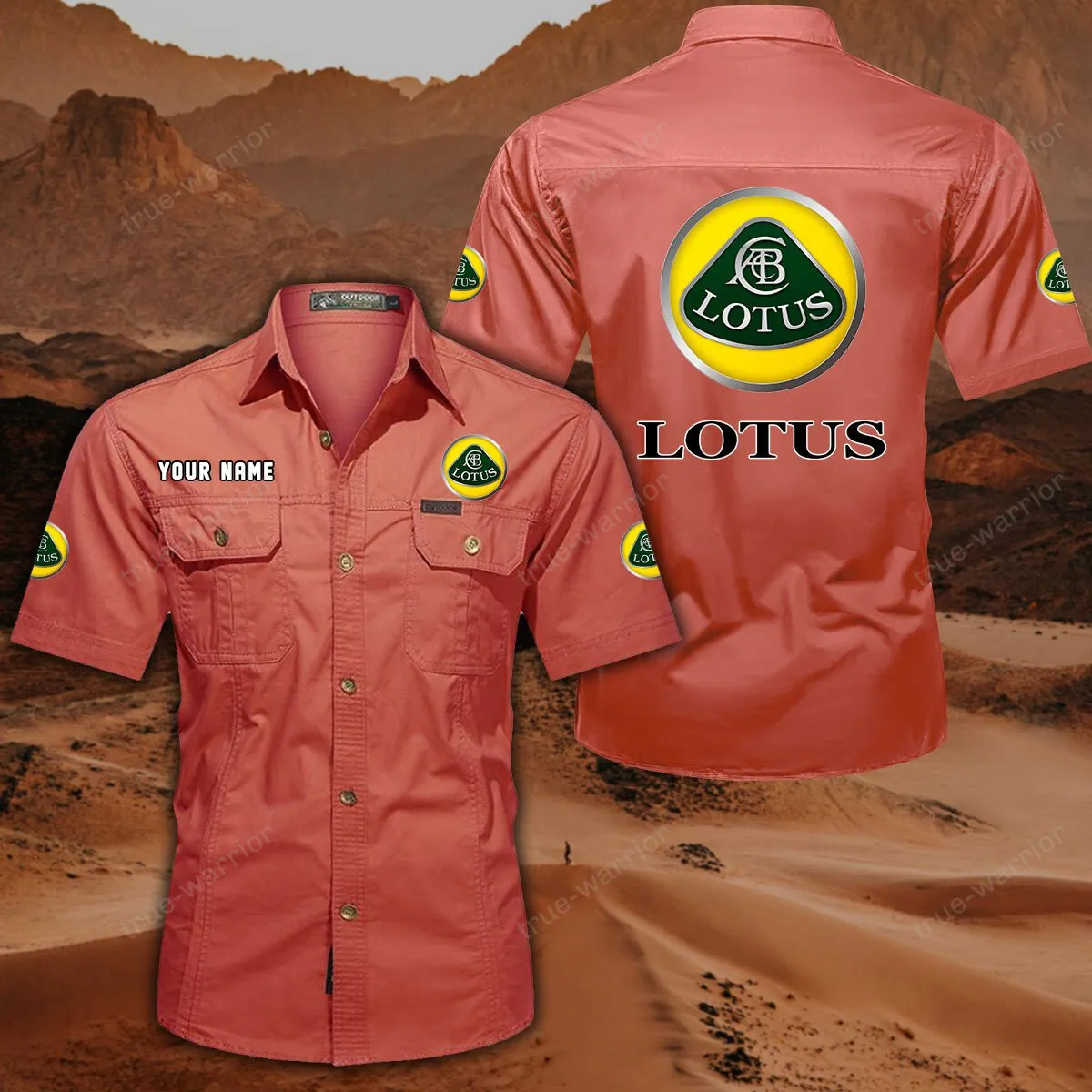 lotus hemd mit kurzen rmeln all over print kurzarmhemd car444052625933 rot od4v7