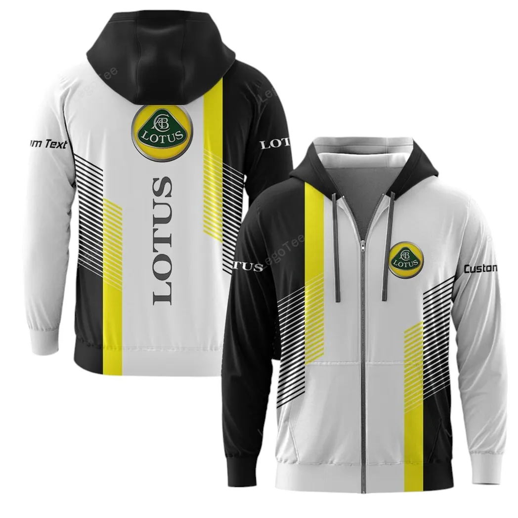 lotus hoodie mit reiverschluss allover druck hoodie lotus fan car10703122546