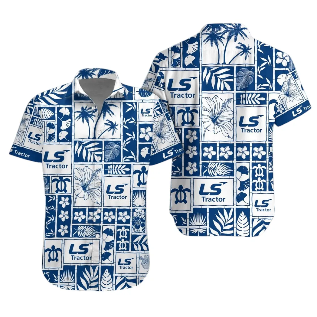 LS Tractor Hawaiihemd für Männer, Hawaiian Shirt für LS Tractor Fan CAR35021425102-1