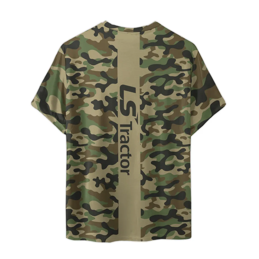 ls tractor t shirt im camouflage stil oversized hemd car210040825718 g4rz3