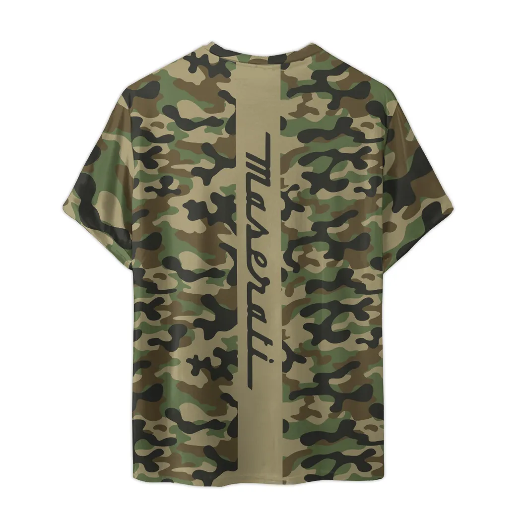 maserati t shirt im camouflage stil oversized hemd car210040825719 fmjqq