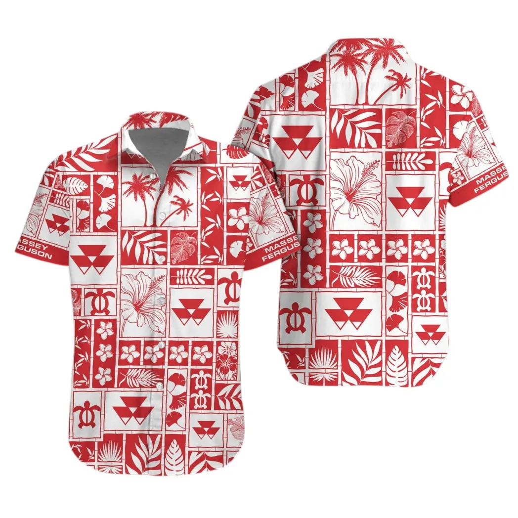 Massey Ferguson Hawaiihemd für Männer, Hawaiian Shirt für Massey Ferguson Fan CAR35021425060-1