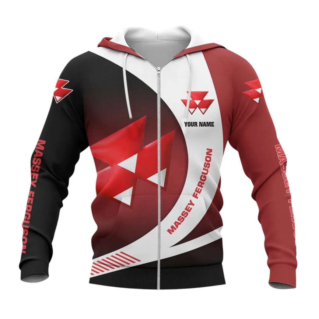 massey ferguson hoodie mit reiverschluss allover druck hoodie massey ferguson fan car7402222541