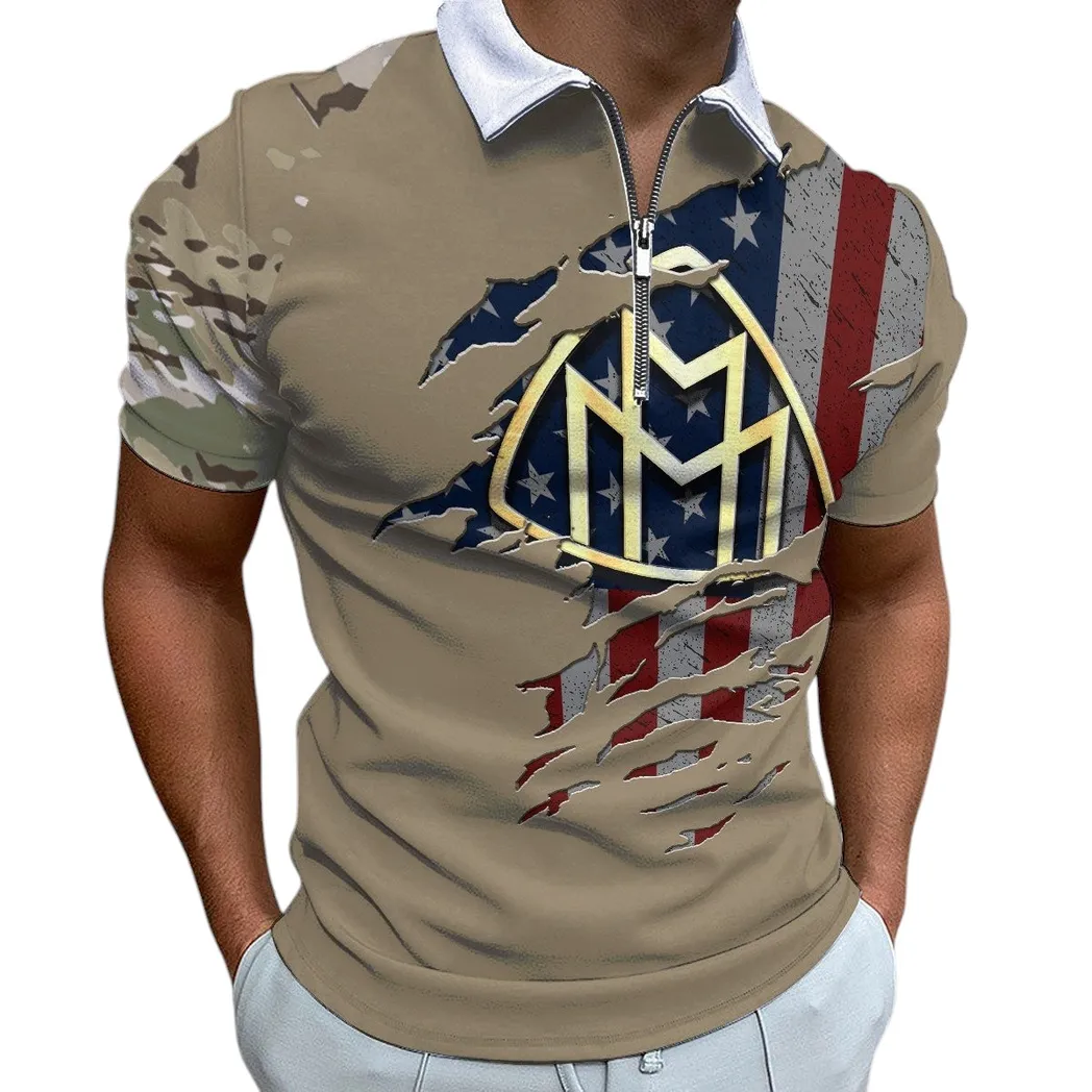 Maybach Poloshirt mit Reißverschluss, Geschenk für Maybach Fan CAR340213048-1