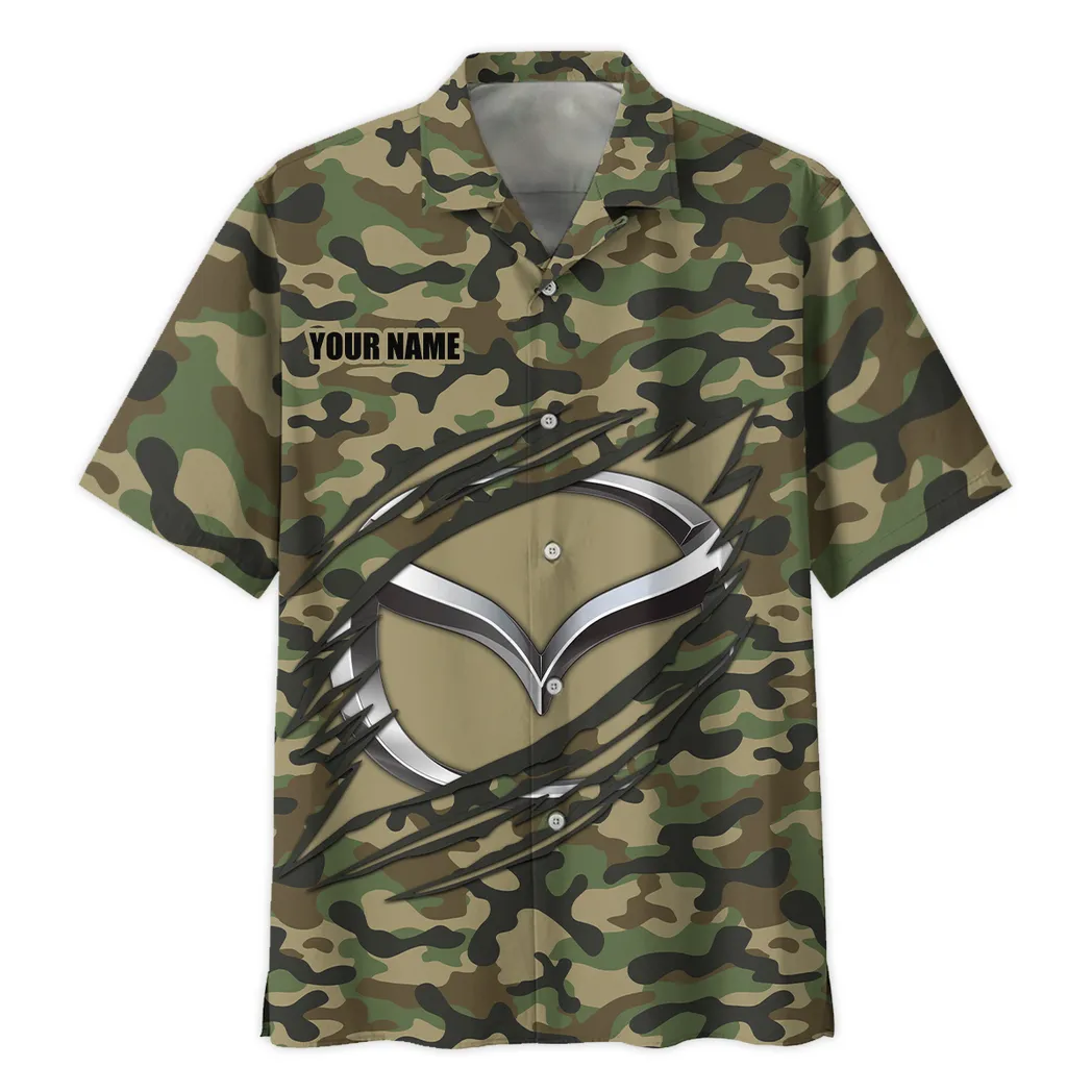 mazda hawaiihemd im camouflage stil oversized car210040825721 e8mul
