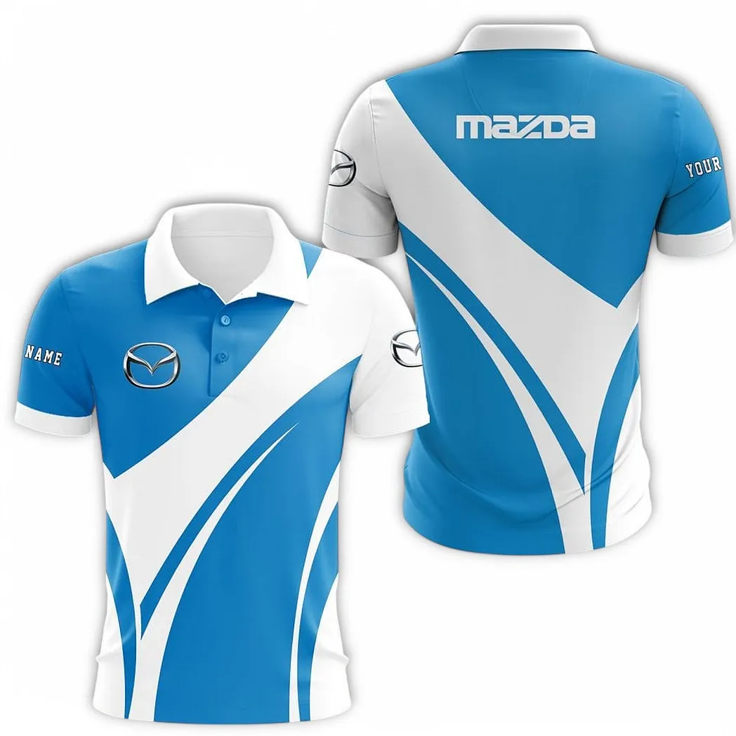 Mazda Personalisiertes Poloshirt, Geschenk für Männer CAR73021525743-2