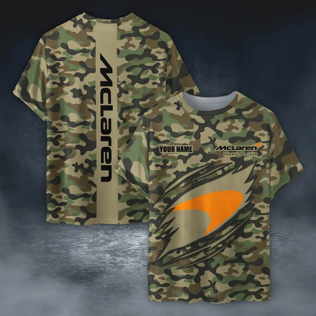 mclaren f1 t shirt im camouflage stil oversized hemd car210040825753 qajdr