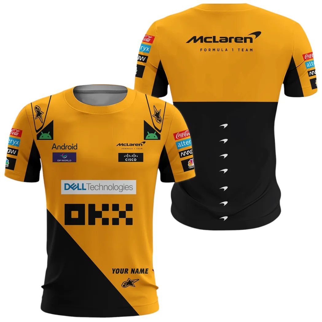 McLaren Hemd, Allover-Print T-Shirt McLaren CAR41304142505