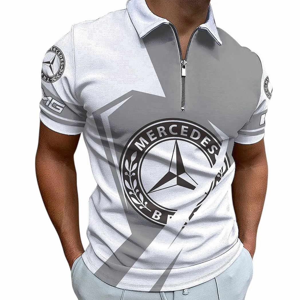 mercedes amg poloshirt mit reiverschluss fr mnner geschenk fr mercedes amg fan car68022125920 s15lq