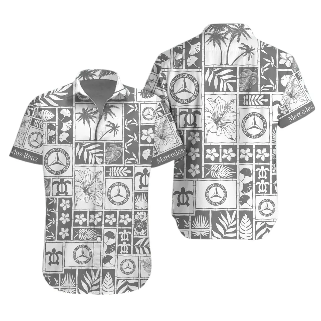 mercedes benz hawaiihemd fr mnner hawaiian shirt fr mercedes benz fan car35021425003 1