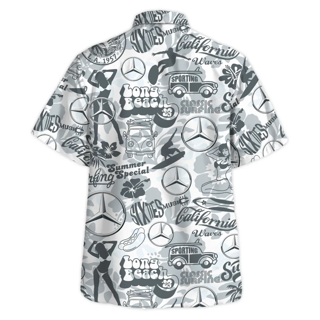 mercedes benz hawaiihemd fr mnner hawaiian shirt fr mercedes benz lovers car201030725591