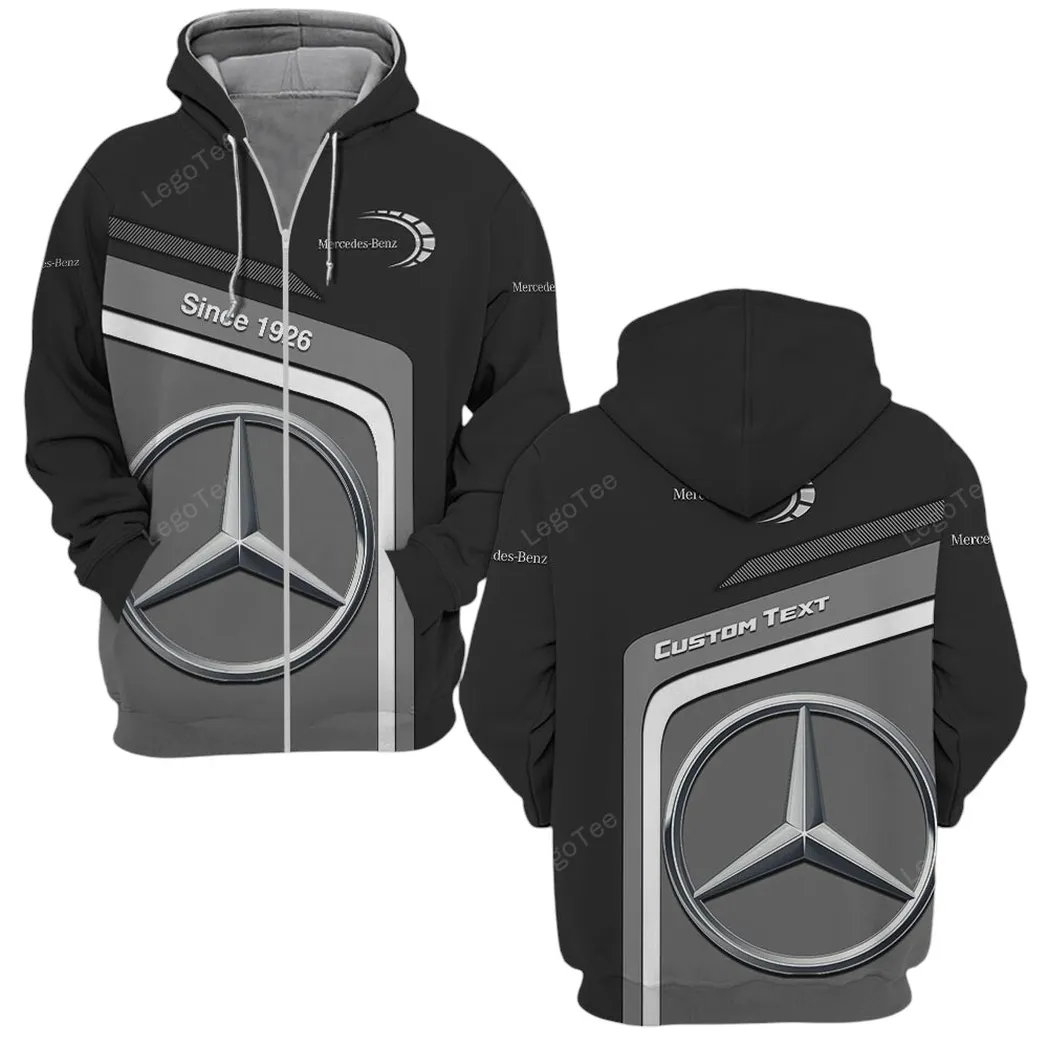 mercedes benz hoodie mit reiverschluss allover druck hoodie mercedes benz fan car11103032548 ayd23